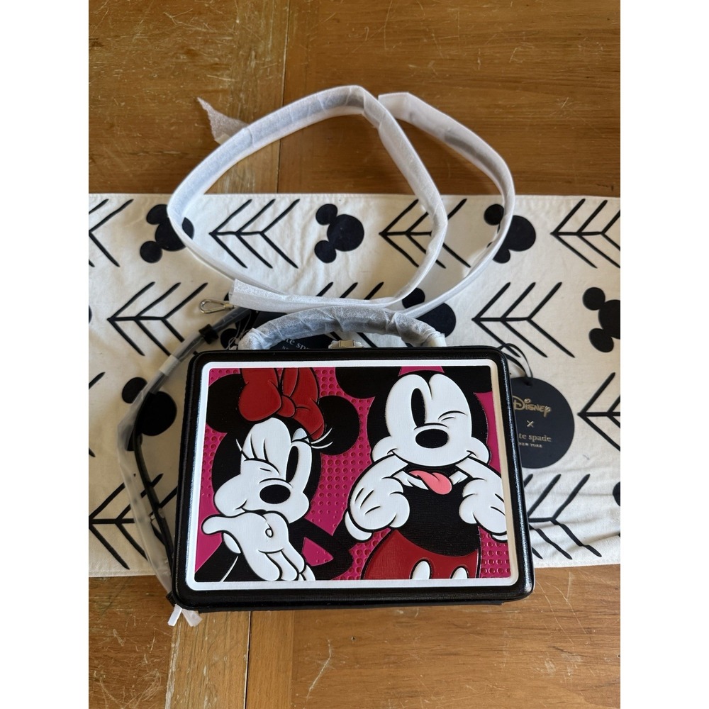 RARE Kate Spade x Disney Parks Mickey and Minnie Mouse Lunchbox Purse NWT HTF